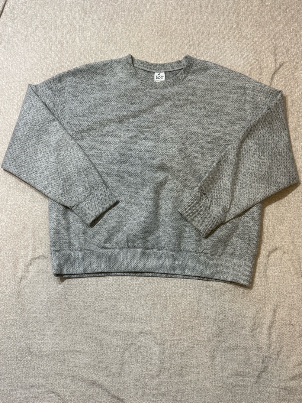 Nike Tech Pack Therma-FIT ADV XL Gray Crewneck Gorpcore Techwear Sweatshirt